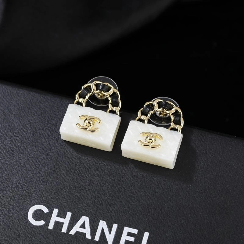 Compact Chanel Earrings 227358