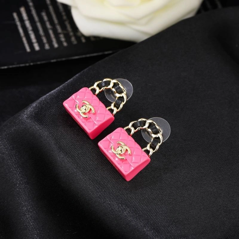 Compact Chanel Earrings 227358