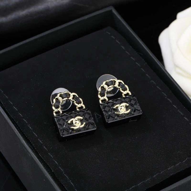 Compact Chanel Earrings 227358