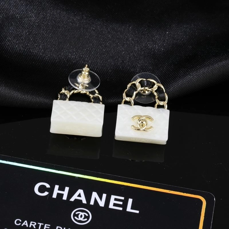 Compact Chanel Earrings 227358