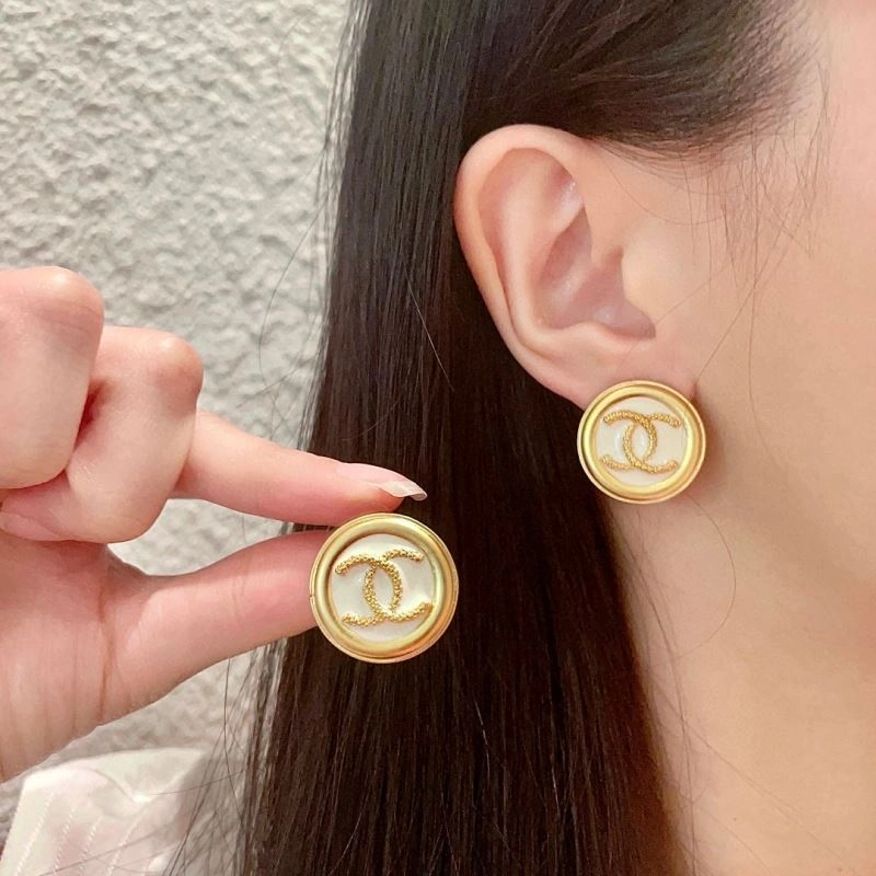 SmoothTexture Chanel Earrings 227203
