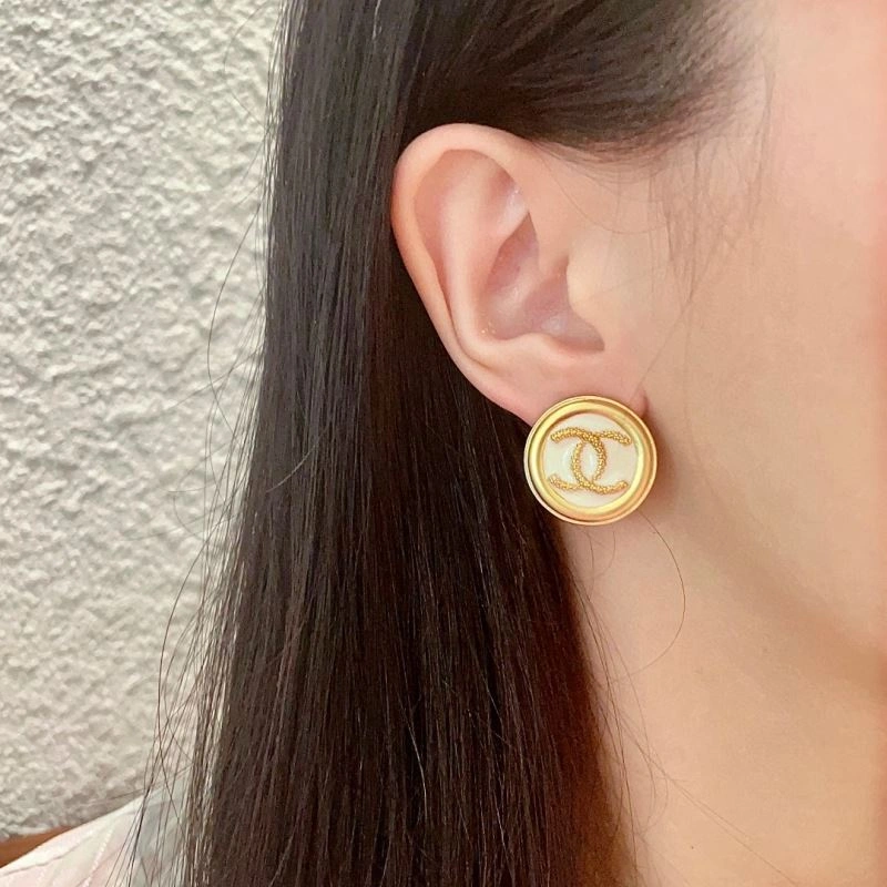 SmoothTexture Chanel Earrings 227203