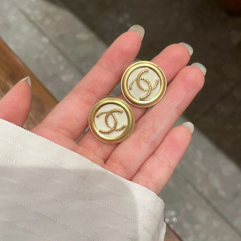 SmoothTexture Chanel Earrings 227203