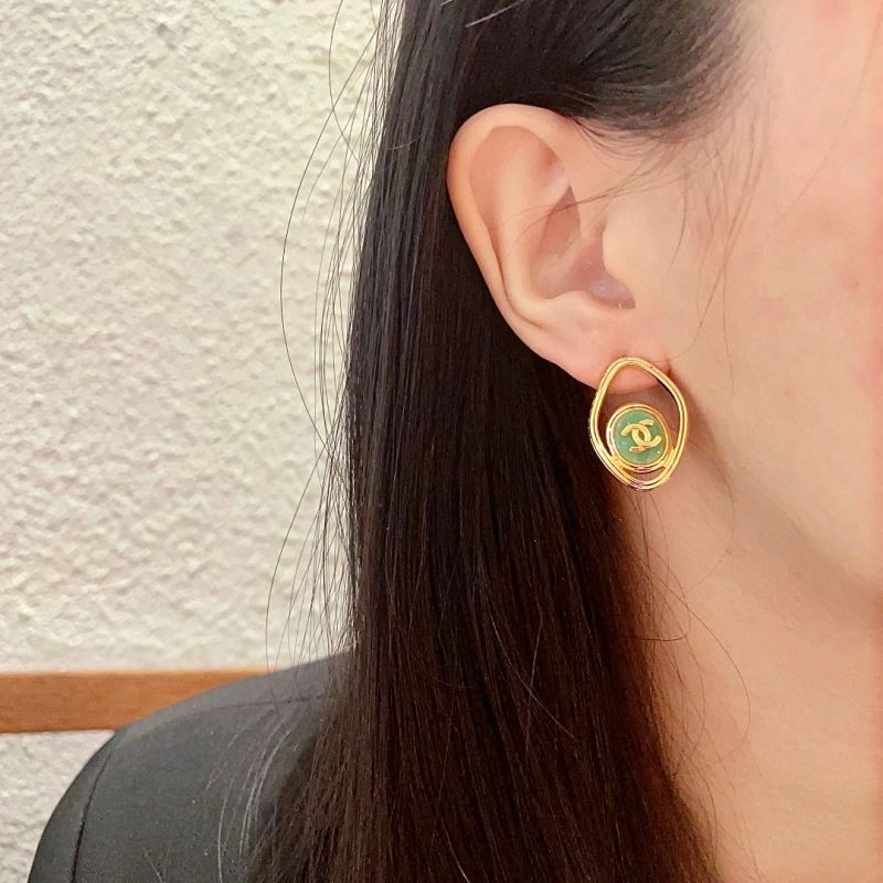Chanel Earrings Stylish 225948