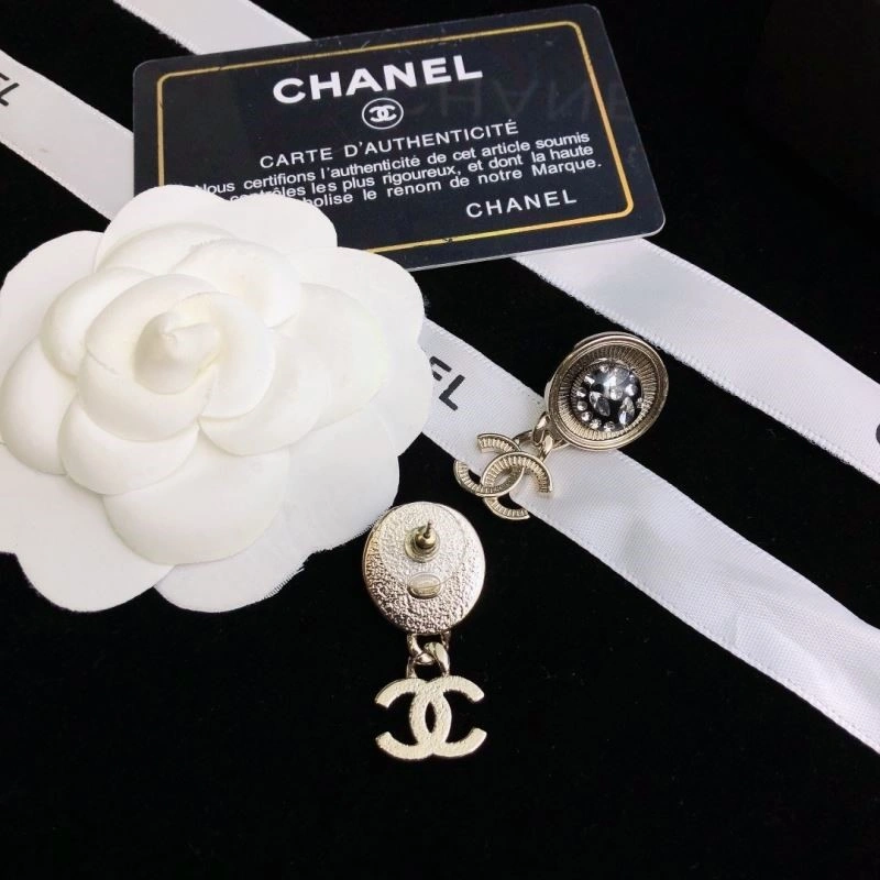 Compact Chanel Earrings 225288