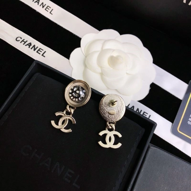 Compact Chanel Earrings 225288