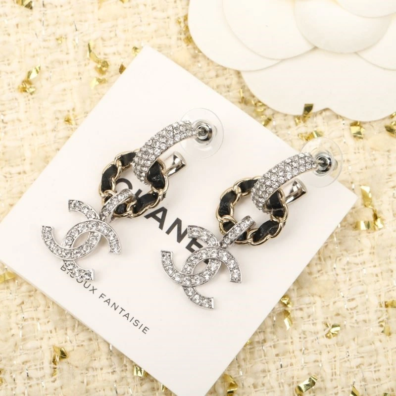 Compact Chanel Earrings 223677