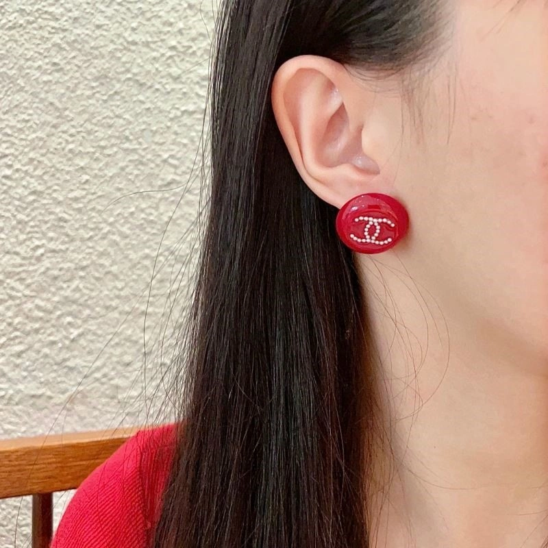 Chanel Earrings Stretchable 222694