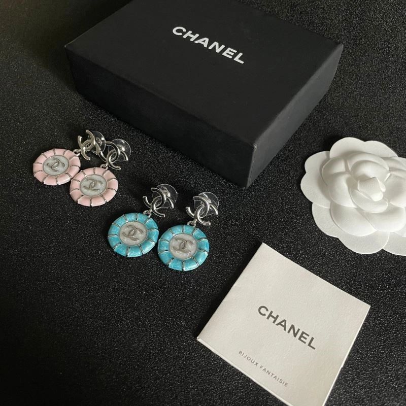 Compact Chanel Earrings 222659