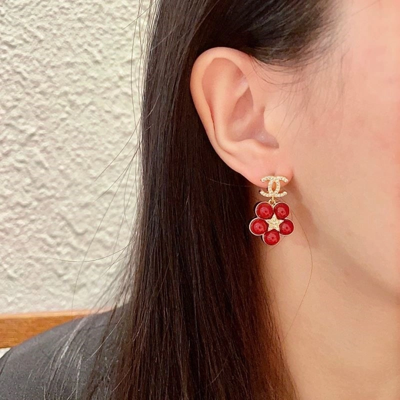 Vibrant Chanel Earrings 222596