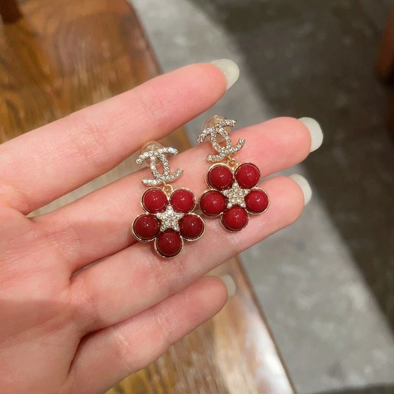 Vibrant Chanel Earrings 222596