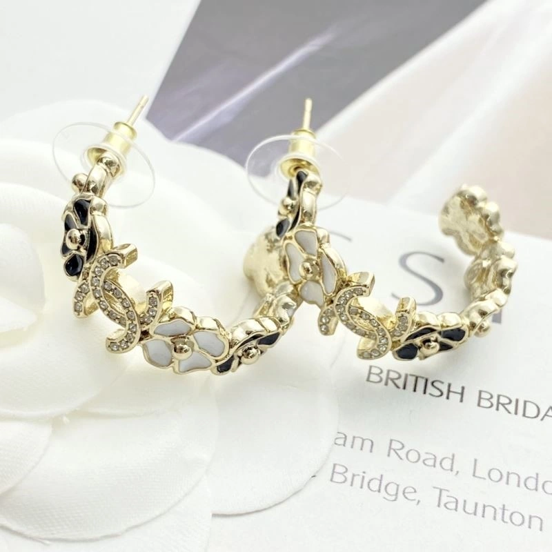 SmoothTexture Chanel Earrings 222346