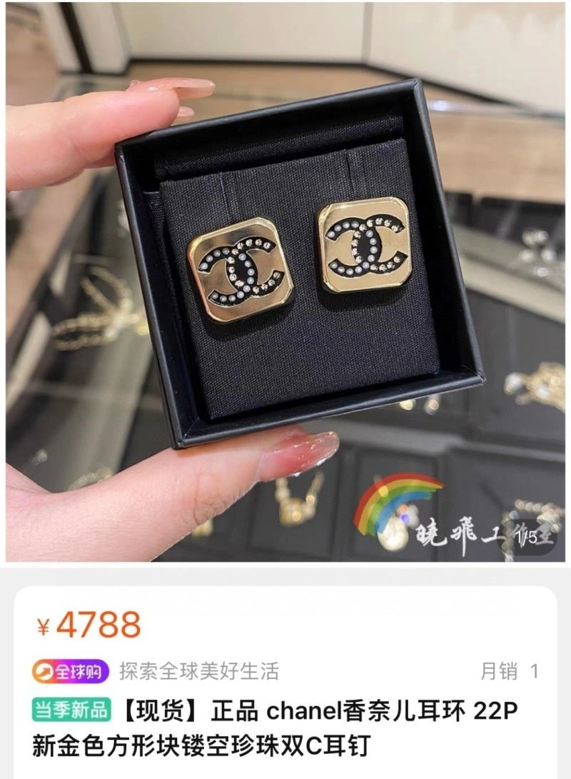 HighPerformance Chanel Earrings 221638
