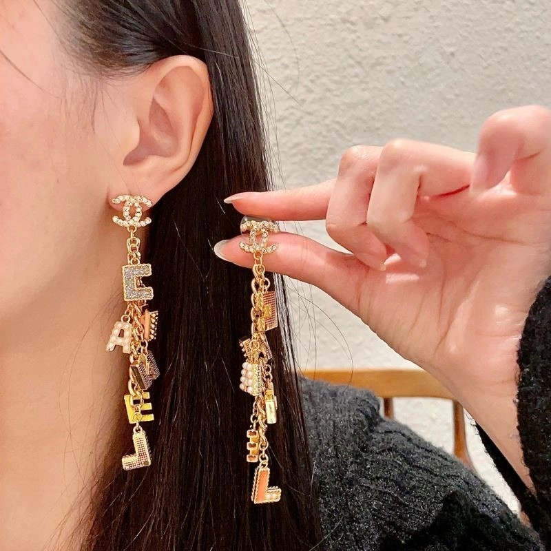 Chanel Earrings Stretchable 221593