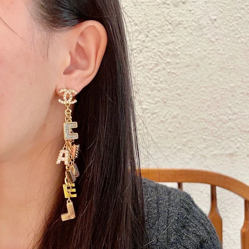 Chanel Earrings Stretchable 221593