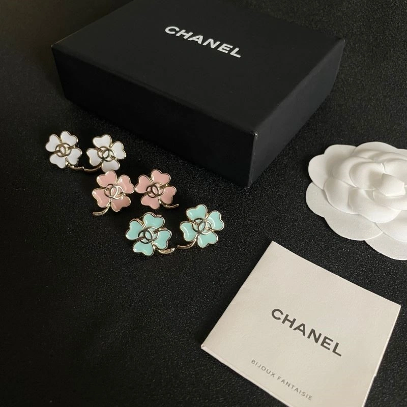 SmoothTexture Chanel Earrings 221571