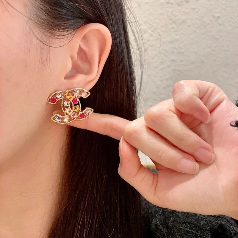 Sporty Chanel Earrings 221558