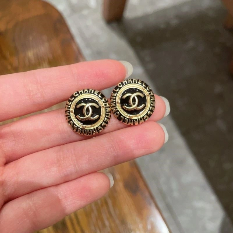 Compact Chanel Earrings 221513