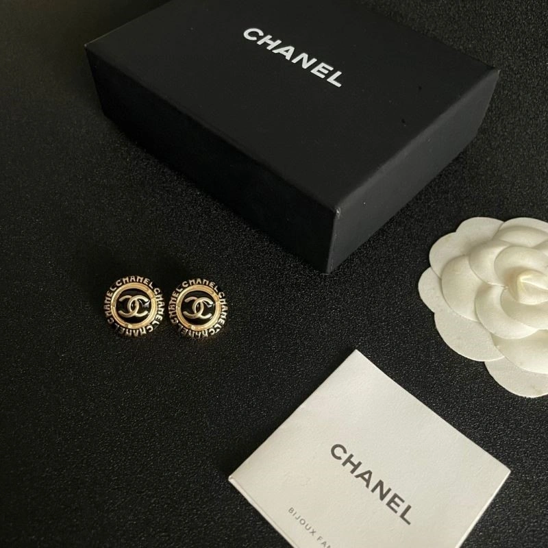 Compact Chanel Earrings 221513