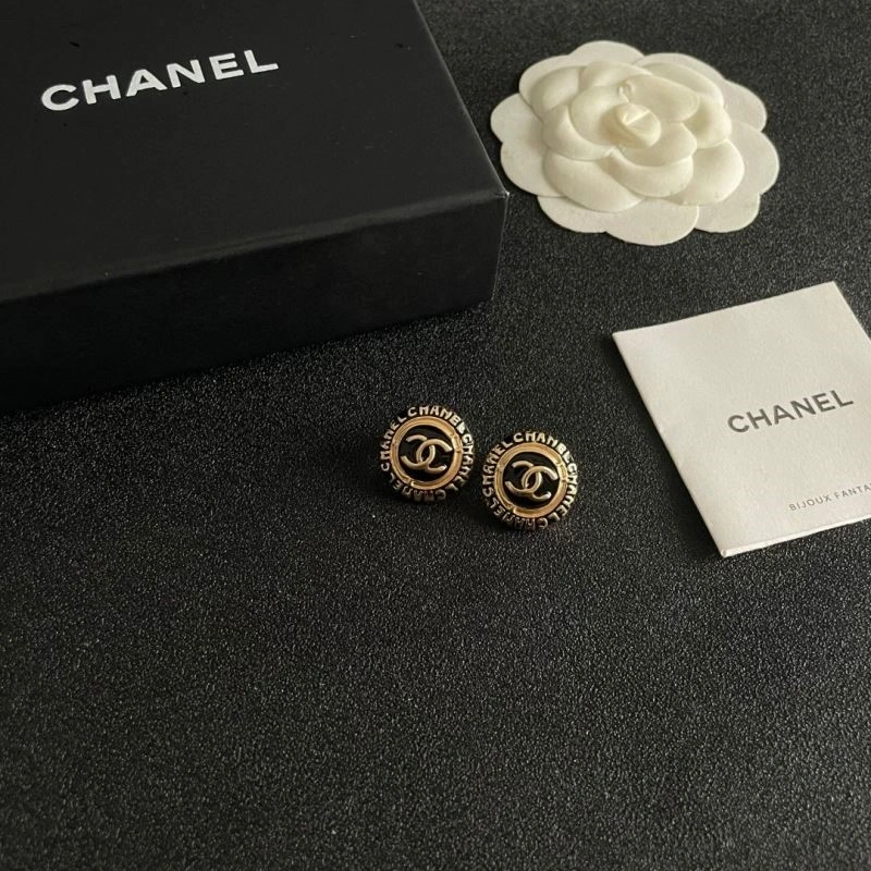 Compact Chanel Earrings 221513