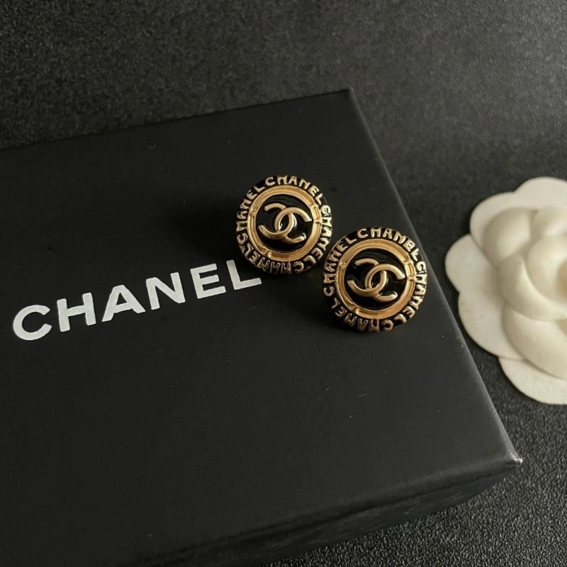 Compact Chanel Earrings 221513