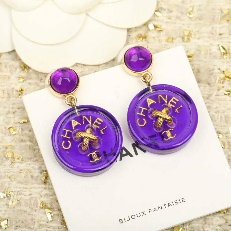 Colorful Chanel Earrings 221504