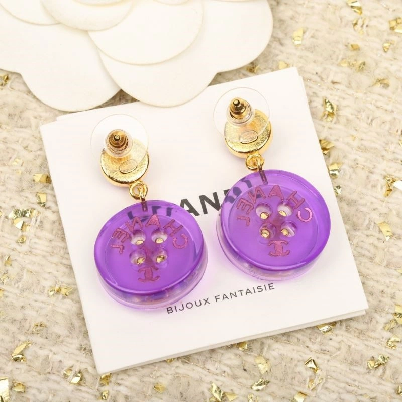 Colorful Chanel Earrings 221504