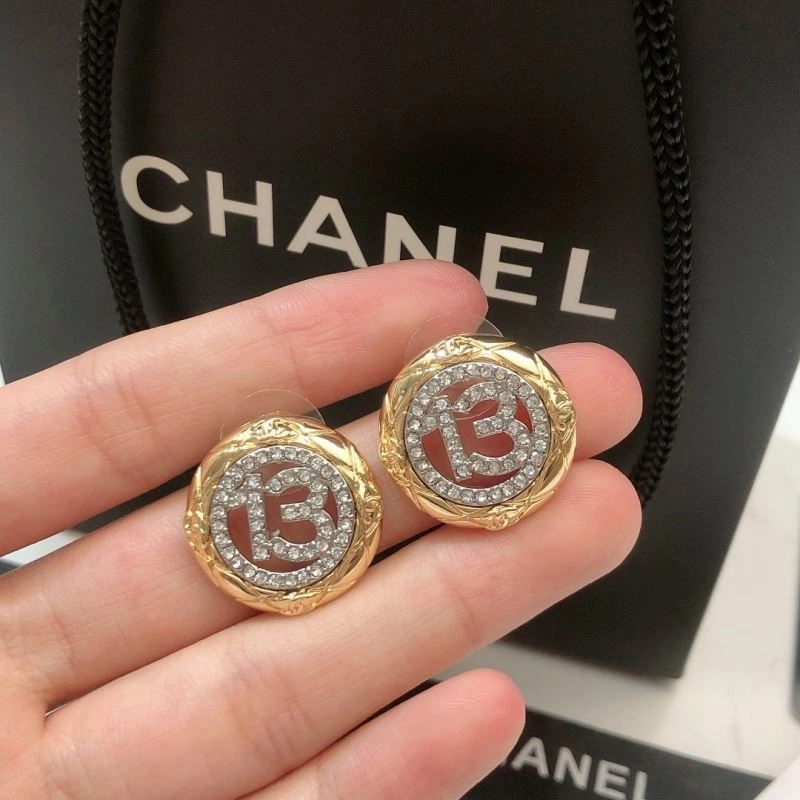 Compact Chanel Earrings 221423