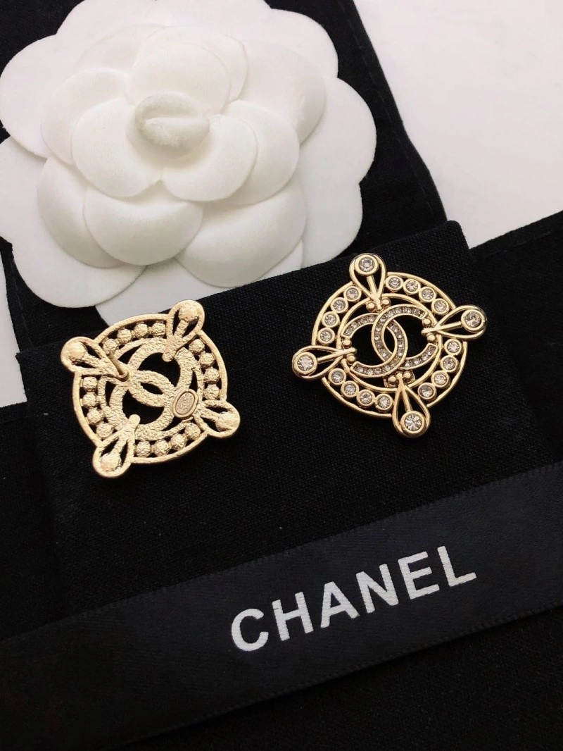 Compact Chanel Earrings 221229