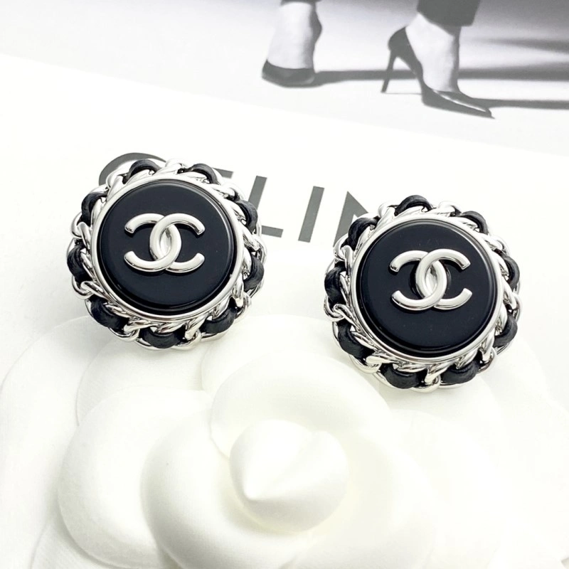 Compact Chanel Earrings 220102