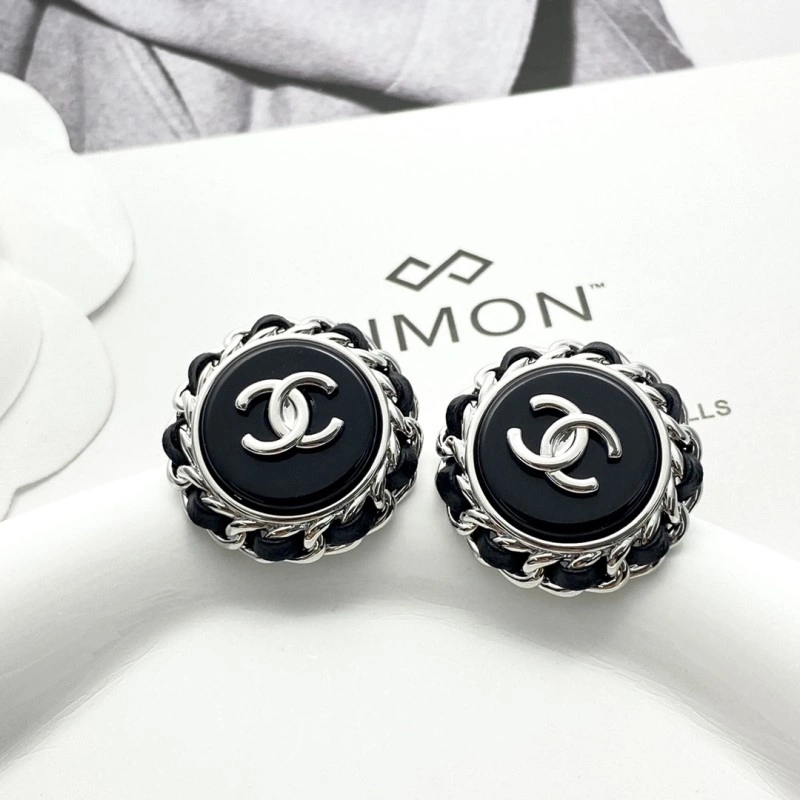Compact Chanel Earrings 220102