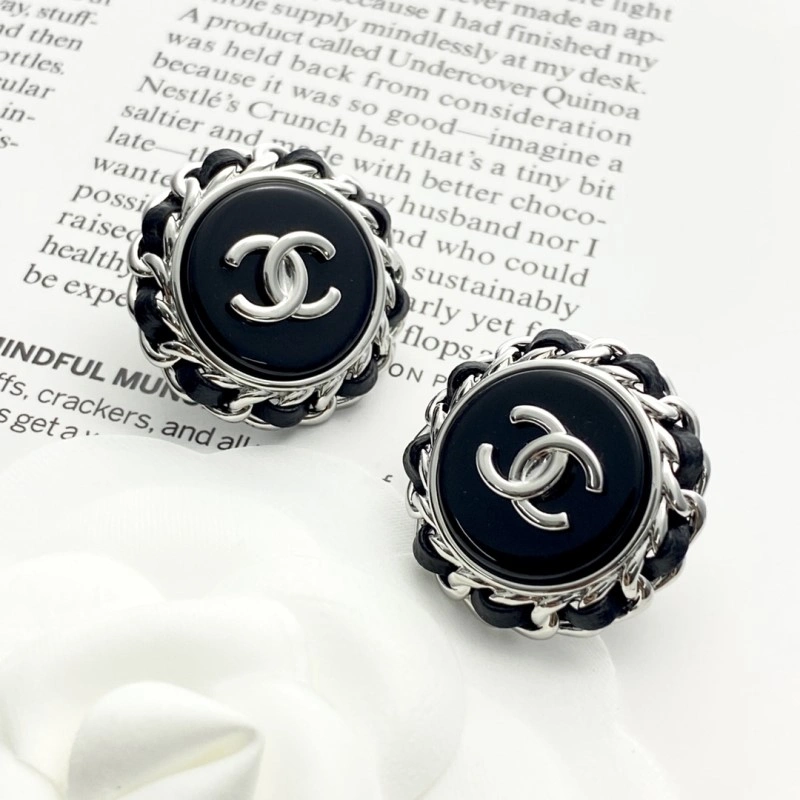 Compact Chanel Earrings 220102