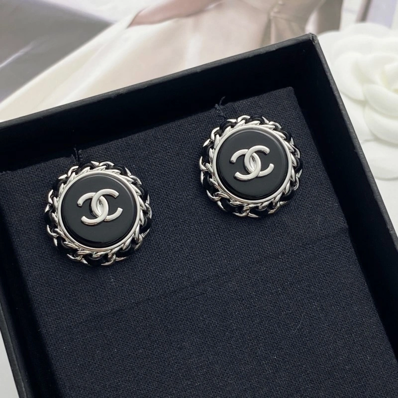 Compact Chanel Earrings 220102