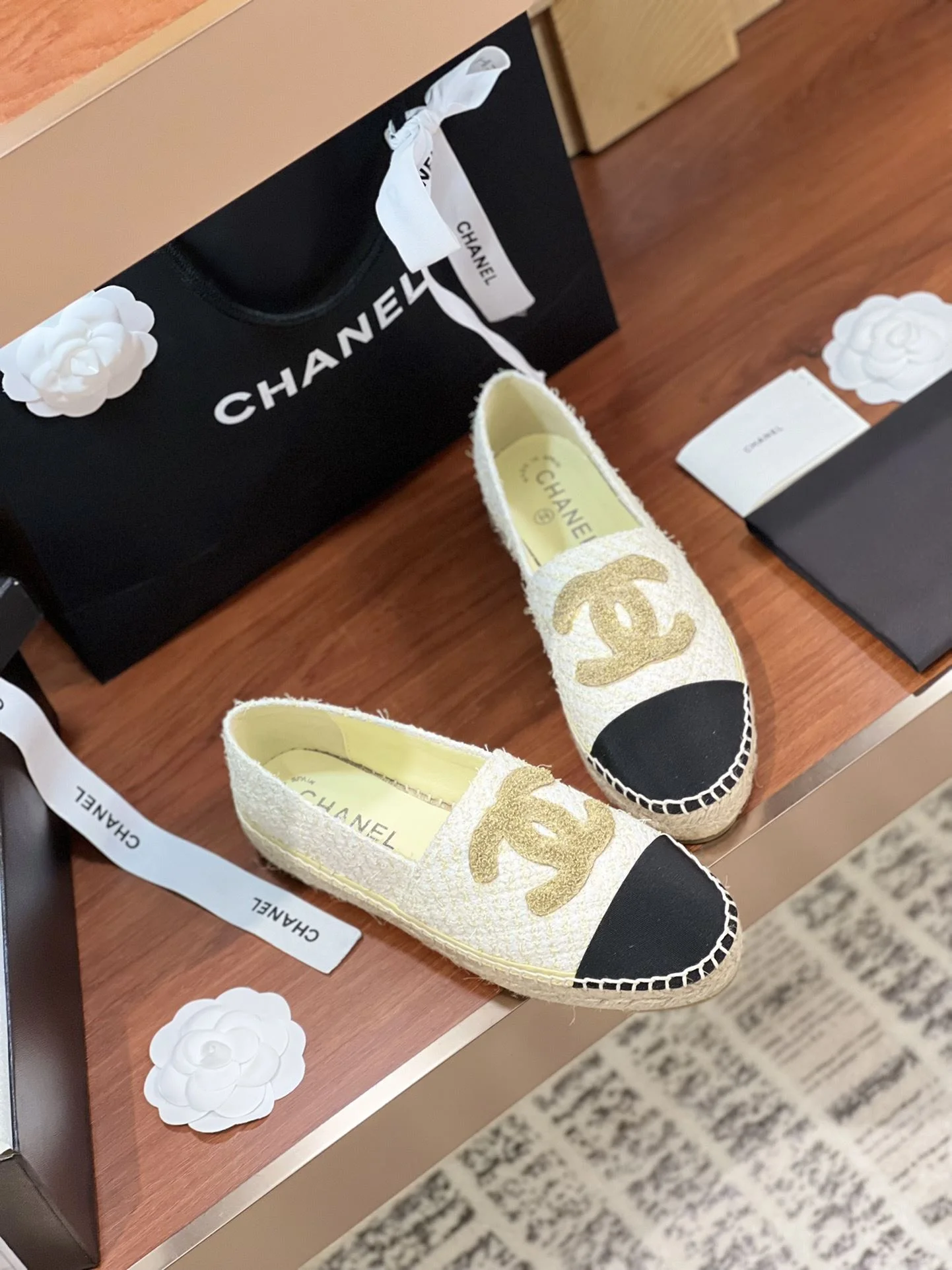 Chanel Fishermans Shoes Elegant 18523
