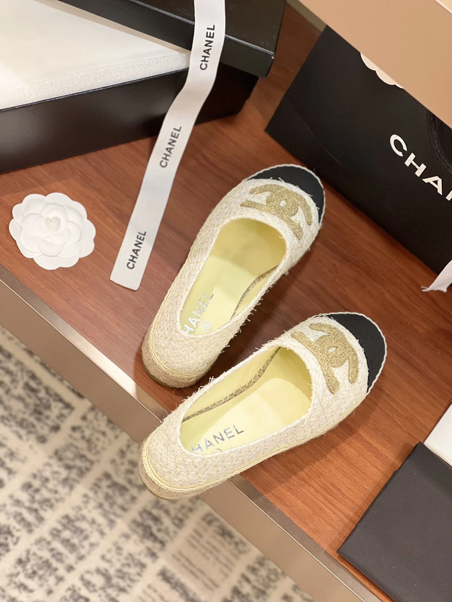 Chanel Fishermans Shoes Elegant 18523