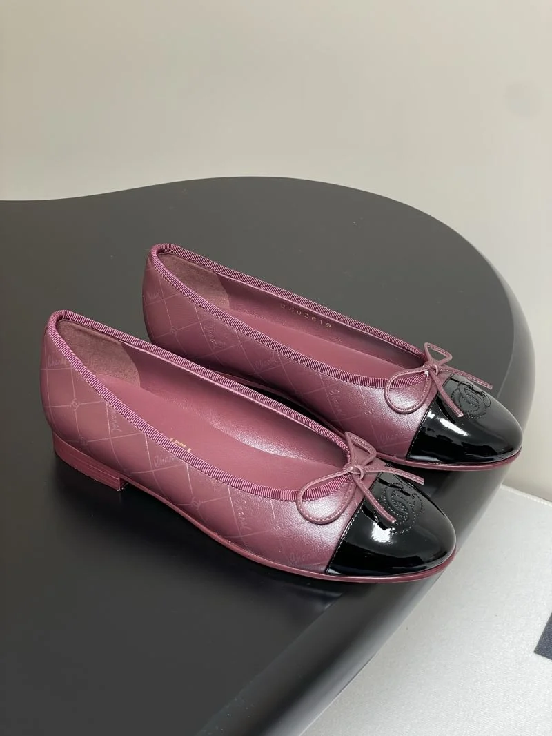 SmoothTexture Chanel Flat Shoes 19394