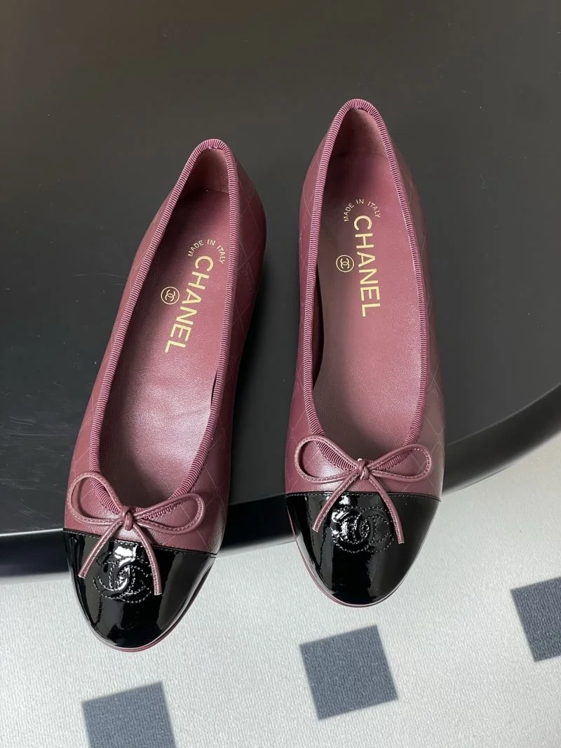 SmoothTexture Chanel Flat Shoes 19394
