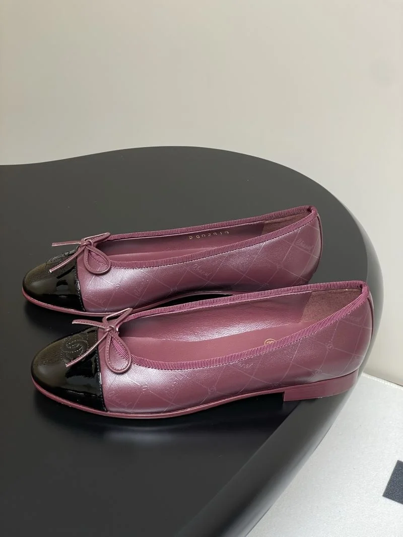 SmoothTexture Chanel Flat Shoes 19394