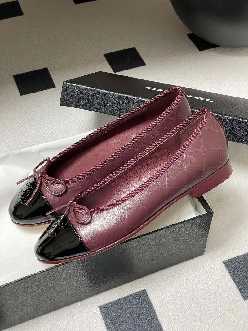 SmoothTexture Chanel Flat Shoes 19394