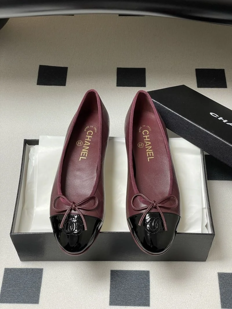 SmoothTexture Chanel Flat Shoes 19394
