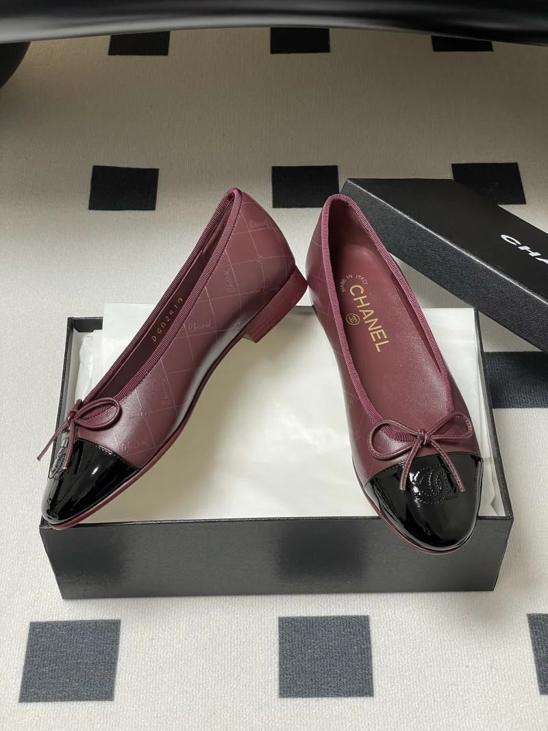 SmoothTexture Chanel Flat Shoes 19394