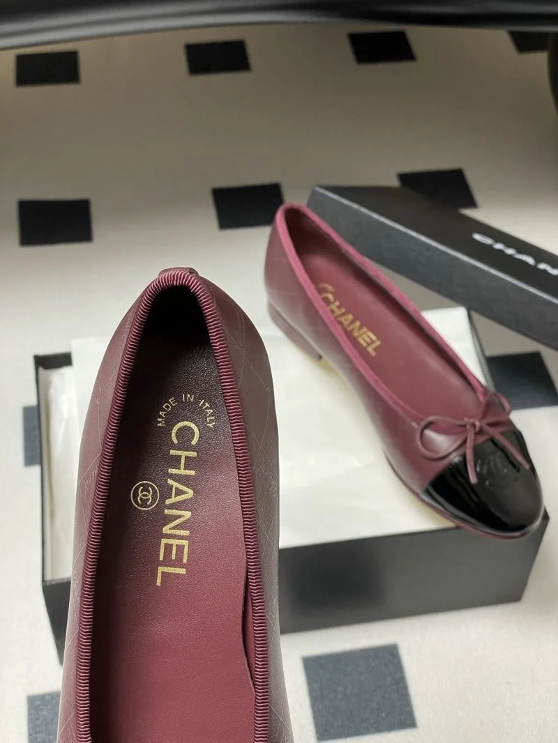 SmoothTexture Chanel Flat Shoes 19394