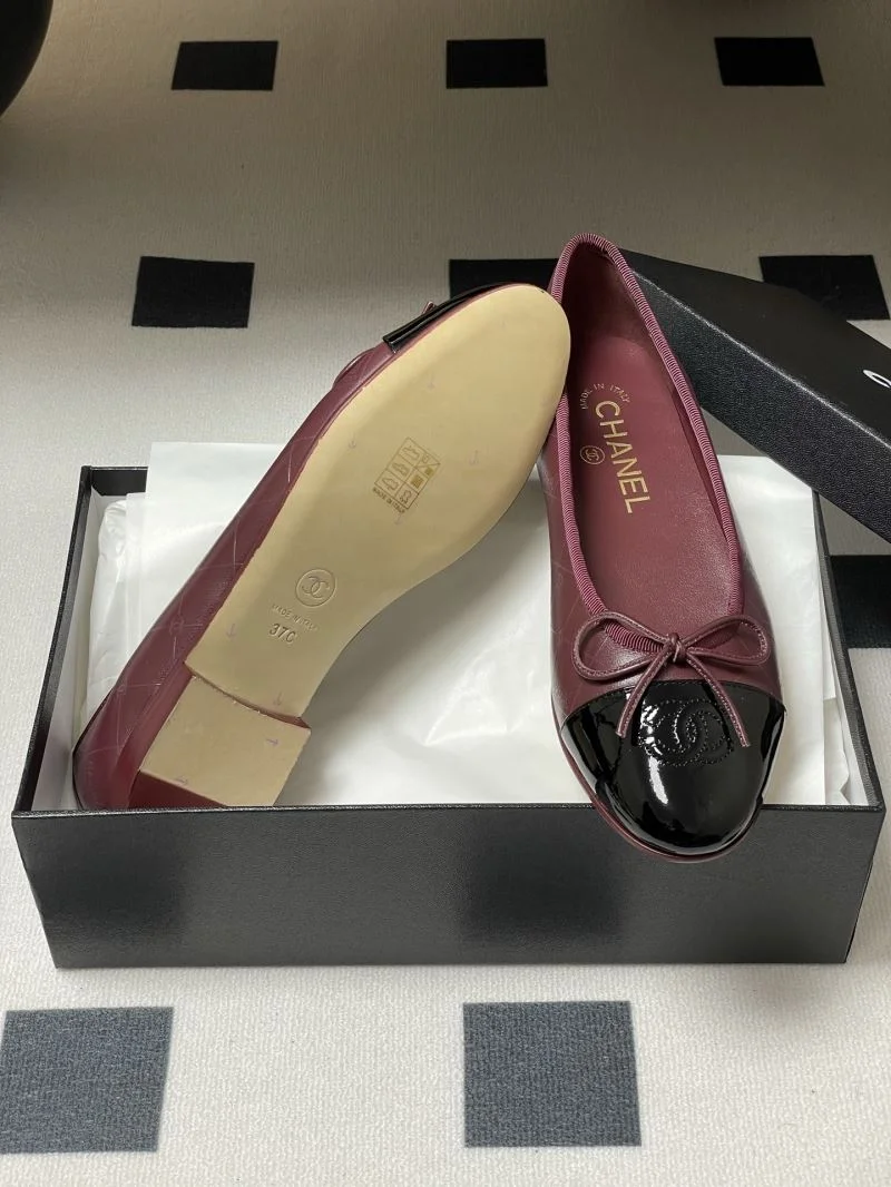 SmoothTexture Chanel Flat Shoes 19394