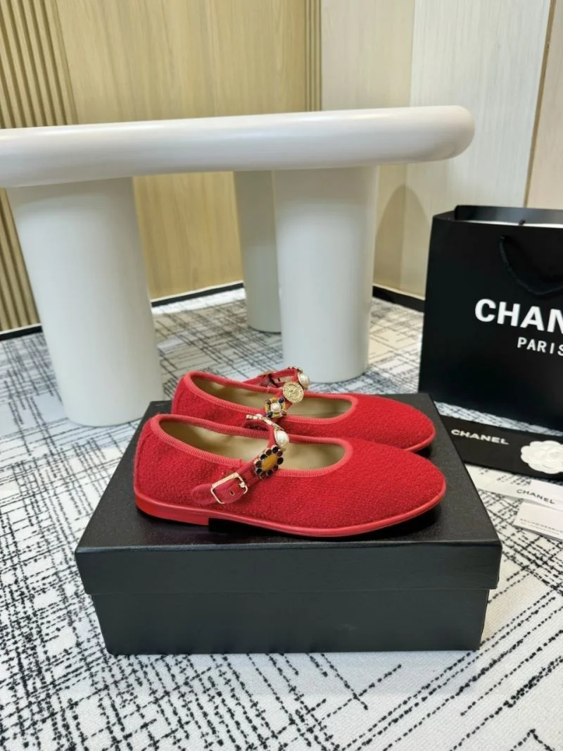 Soft Chanel Flat Shoes 18247
