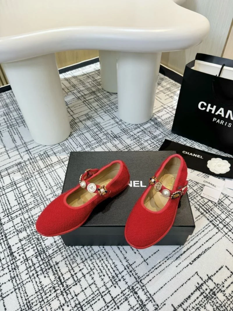 Soft Chanel Flat Shoes 18247