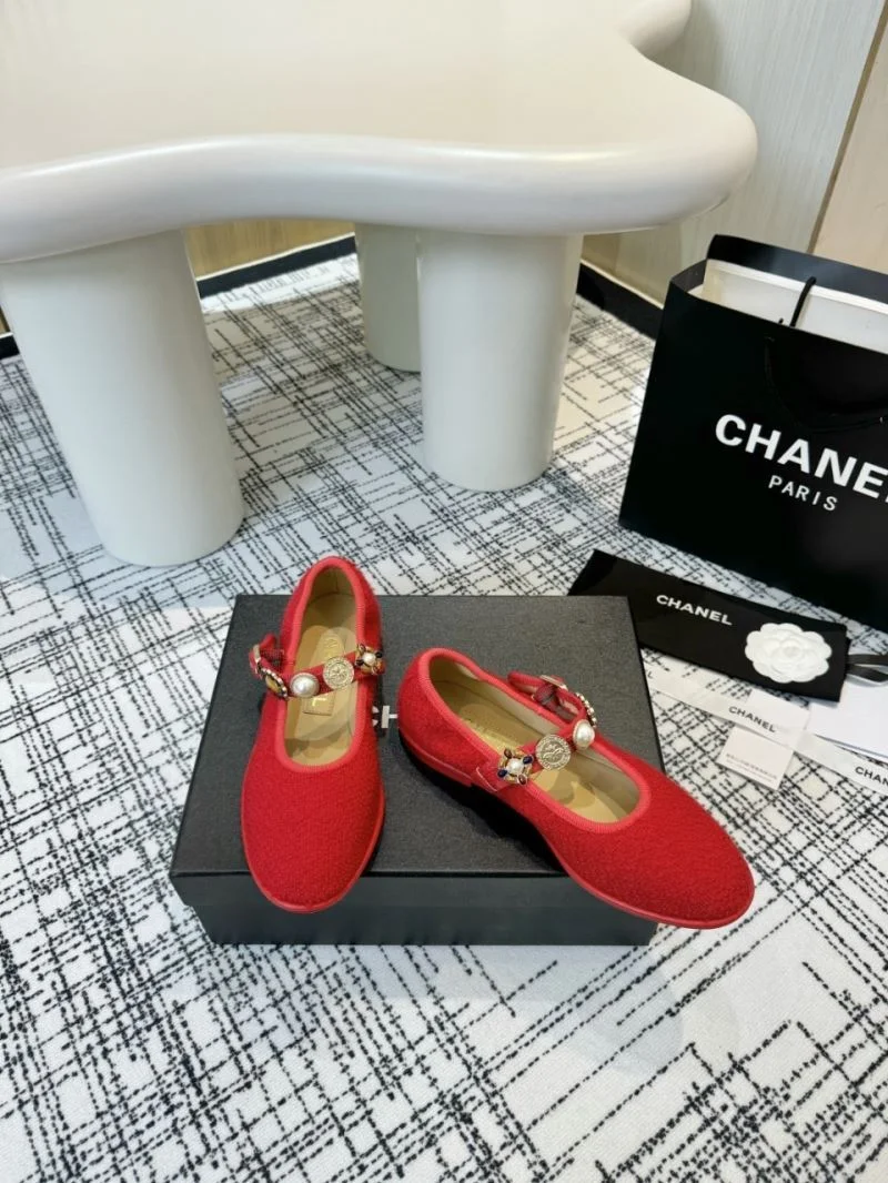 Soft Chanel Flat Shoes 18247