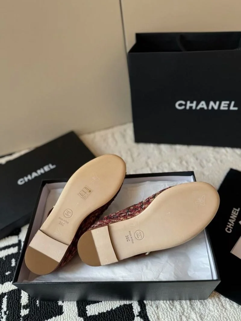 Original Chanel Flat Shoes 18239