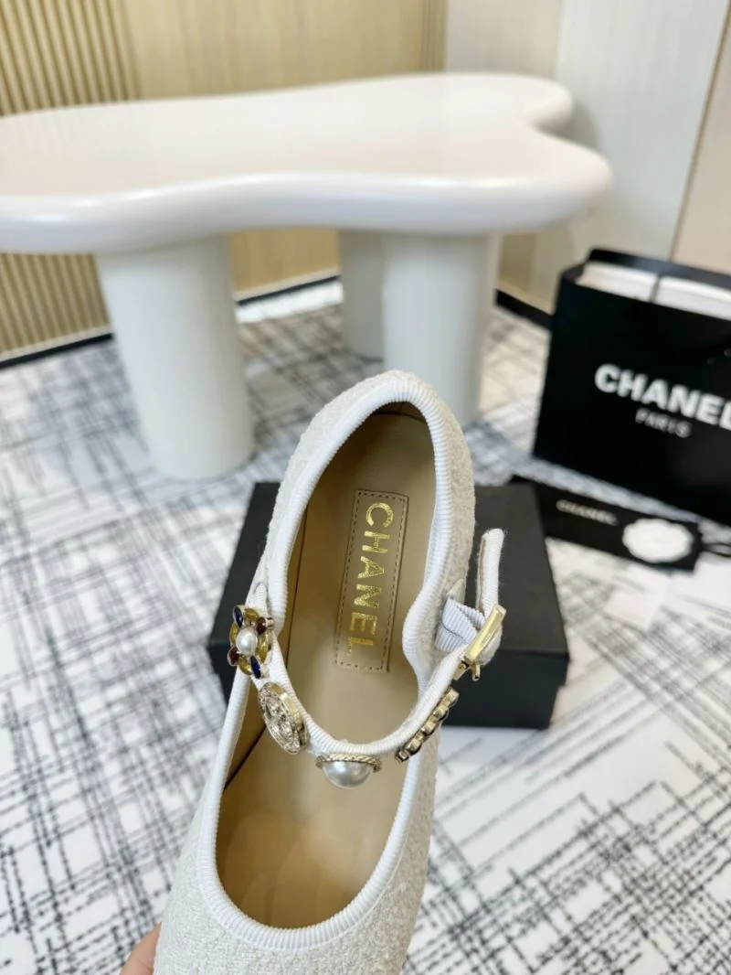 Breathable Chanel Heeled Shoes 18164