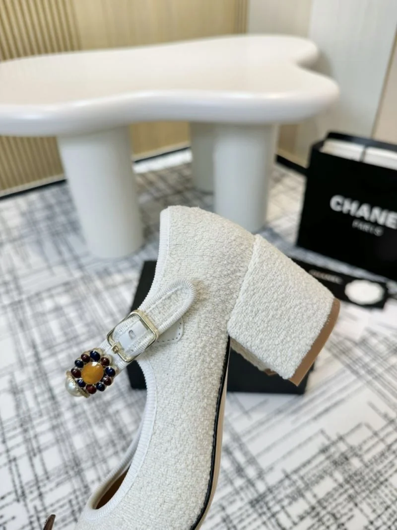 Breathable Chanel Heeled Shoes 18164