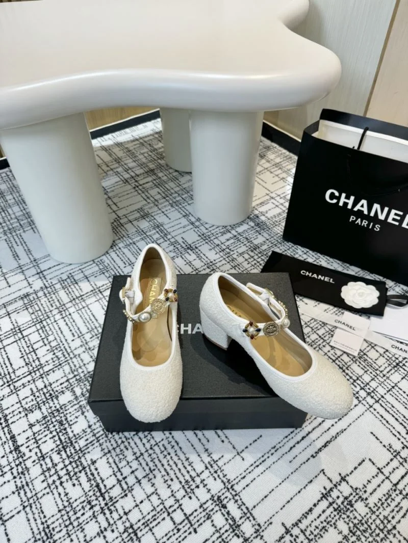 Breathable Chanel Heeled Shoes 18164